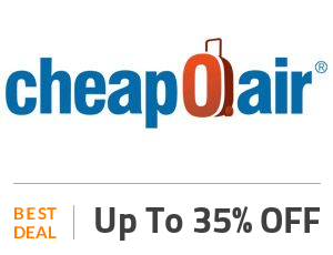 CheapOair Deal: Up to 35% On Hotel Bookings Off