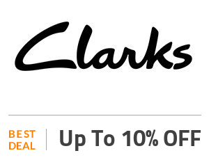 Clarks Deal: Clarks Discount: Up to 10% On Selected Shoes Off