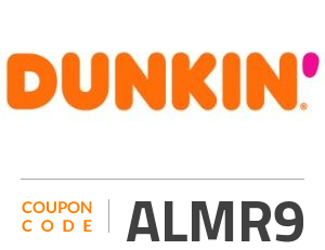 Dunkin' Donuts Coupon Code: ALMR9