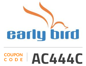 EarlyBird Coupon Code: AC444C