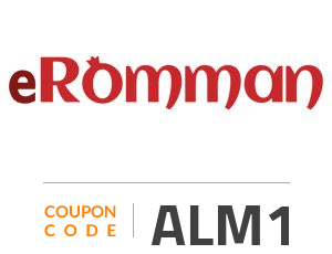 eRomman Coupon Code: ALM1