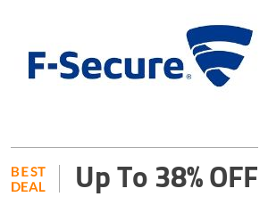 F-Secure Deal: F-Secure Deals: Up to 38% OFF on the 1 Year Subscription Plan Off