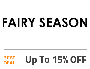 Fairyseason Deal: Anniversary Celebration: Get Up to 15% OFF Off