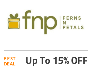 Ferns and Petal Deal: Sign Up & Get Flat 15% OFF on All Gifts Off