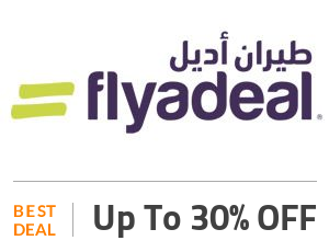 Flyadeal Deal: Up to 30% OFF on Hotels Bookings - Flyadeal Offer Off