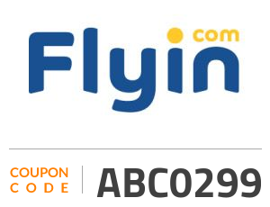 Flyin Coupon Code: ABC0299