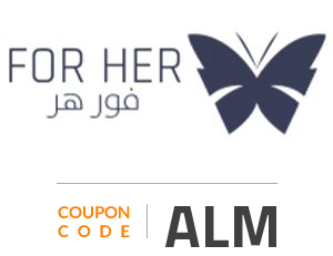 For Her Coupon Code: ALM