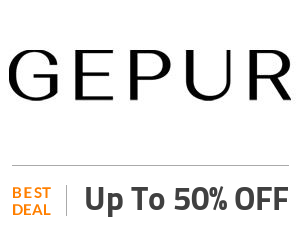 Gepur Deal: Save Up to 50% On Sitewide Orders Off