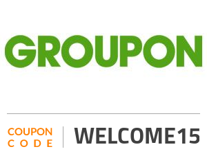 Groupon Coupon Code: WELCOME15