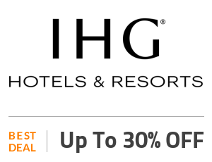 IHG Deal: Up to 30% OFF On Hotel Bookings Off
