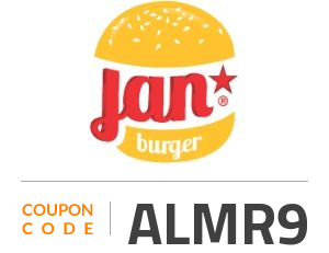 Jan Burger Coupon Code: ALMR9