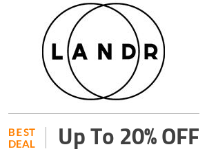 Landr Deal: Get Up to 20% on Everything Off