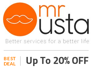 Mr Usta Deal: Get Flat 20% OFF on Water Tank Cleaning Services Off