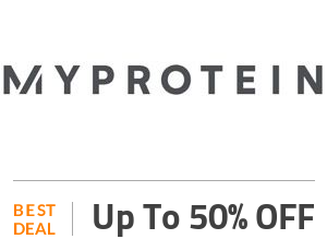 MyProtein Deal: RIGHT NOW: 50% + 30% OFF Off