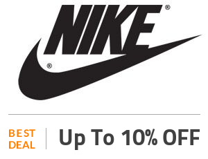 Nike Deal: Nike Coupon Code: Get10% OFF on Everything Off