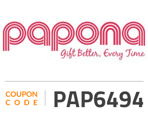 Papona Coupon Code: PAP6494