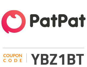 Patpat Coupon Code: YBZ1BT