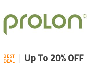 Prolon Deal: UP to 20% on Selected Items Off