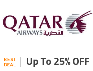 Qatar Airways Deal: Up to 25% on Flight Tickets & Hotels Off