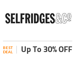 Selfridges Deal: Selfridges Discounts: Get 30% OFF on Bags Off