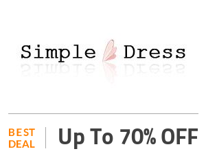 Simple-dress Deal: Simple Dress Offer: Get Up to 70% OFF SiteWide Off