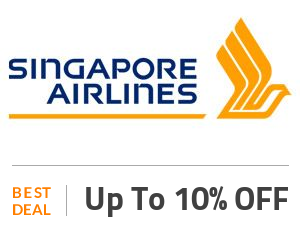 Singapore Airlines Deal: 10% OFF On Pre-Purchase Of Baggage Off