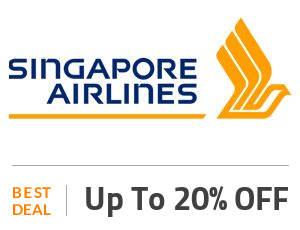 Singapore Airlines Deal: 20% OFF On Pre-Purchase Of Baggage Off