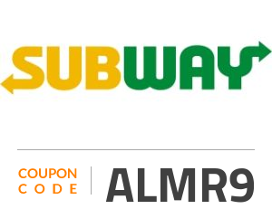 Subway Coupon Code: ALMR9