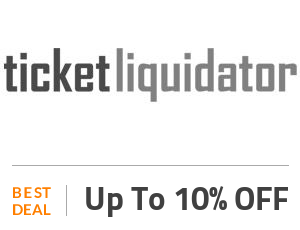 Ticket Liquidator Deal: Get 10% Off Your Ticket Coupon Off
