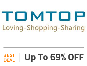 Tomtop Deal: Get Up to 69% OFF Top Brands Off