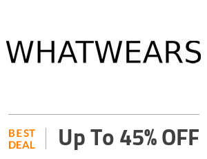 Whatwears Deal: Get Up to 45% Discount on Sale Collection Off