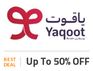 Yaqoot Deal: Yaqoot Coupon Code: Up to 50% Off Packages & Devices Off